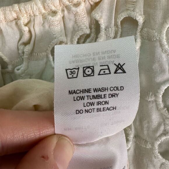 Anthropologie Ollari Ruffled Eyelet Ombré Tank Top XS Multicolor - Picture 10 of 13